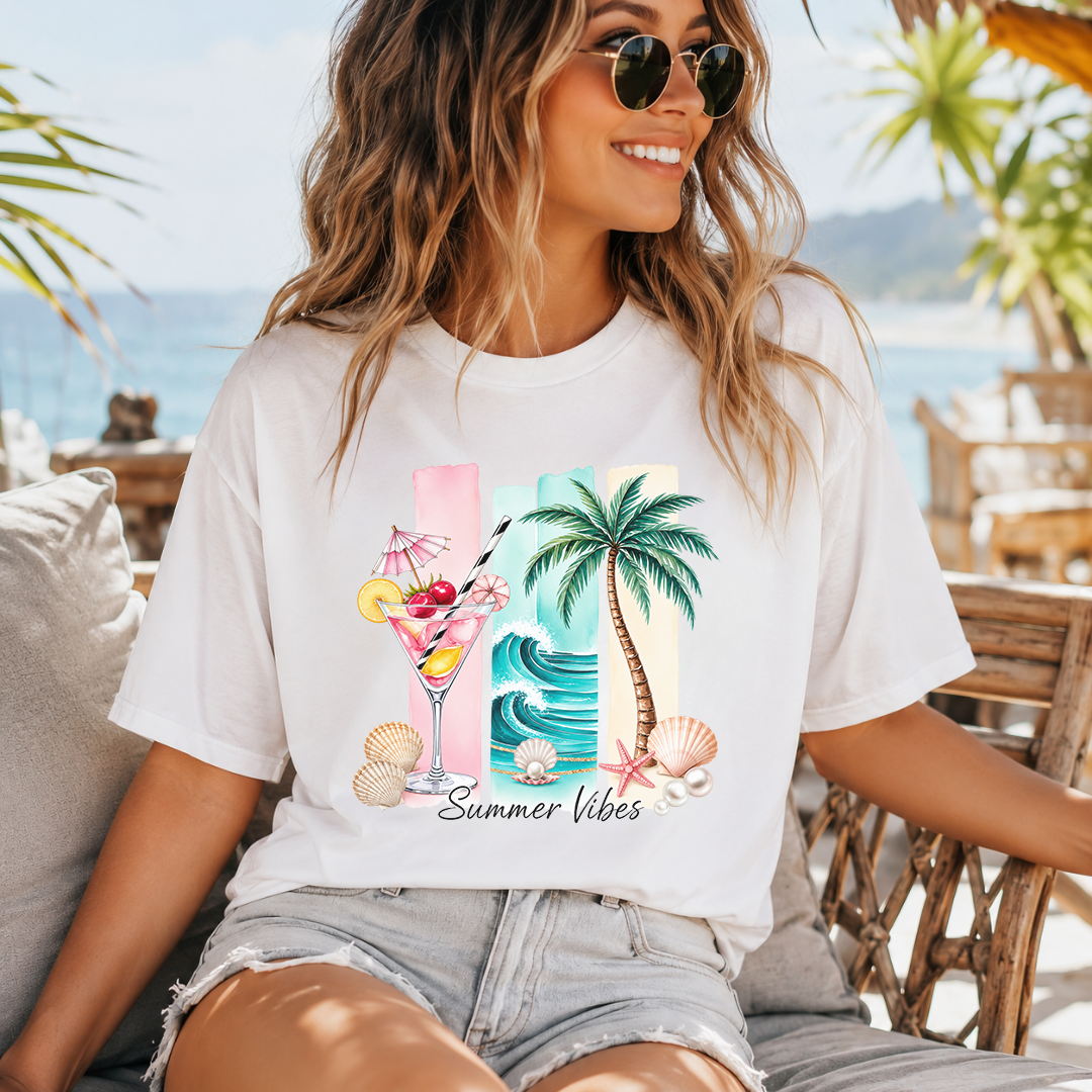 Summer Vibes – Tropical Cocktail - Majica