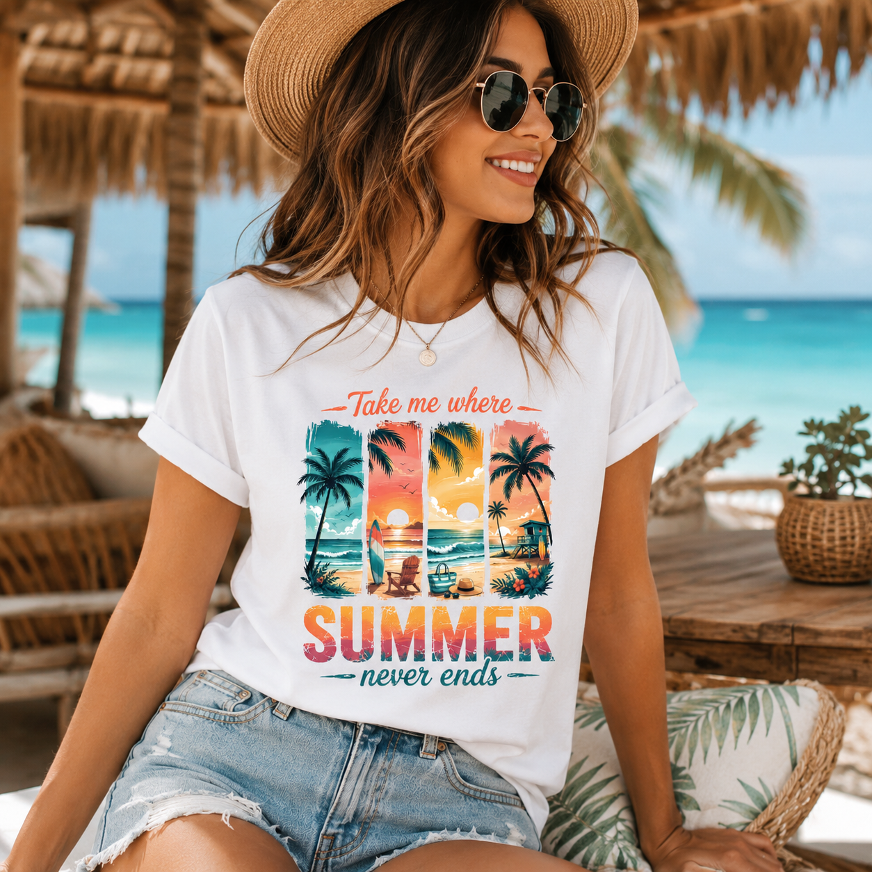 Take me where summer never ends - Majica