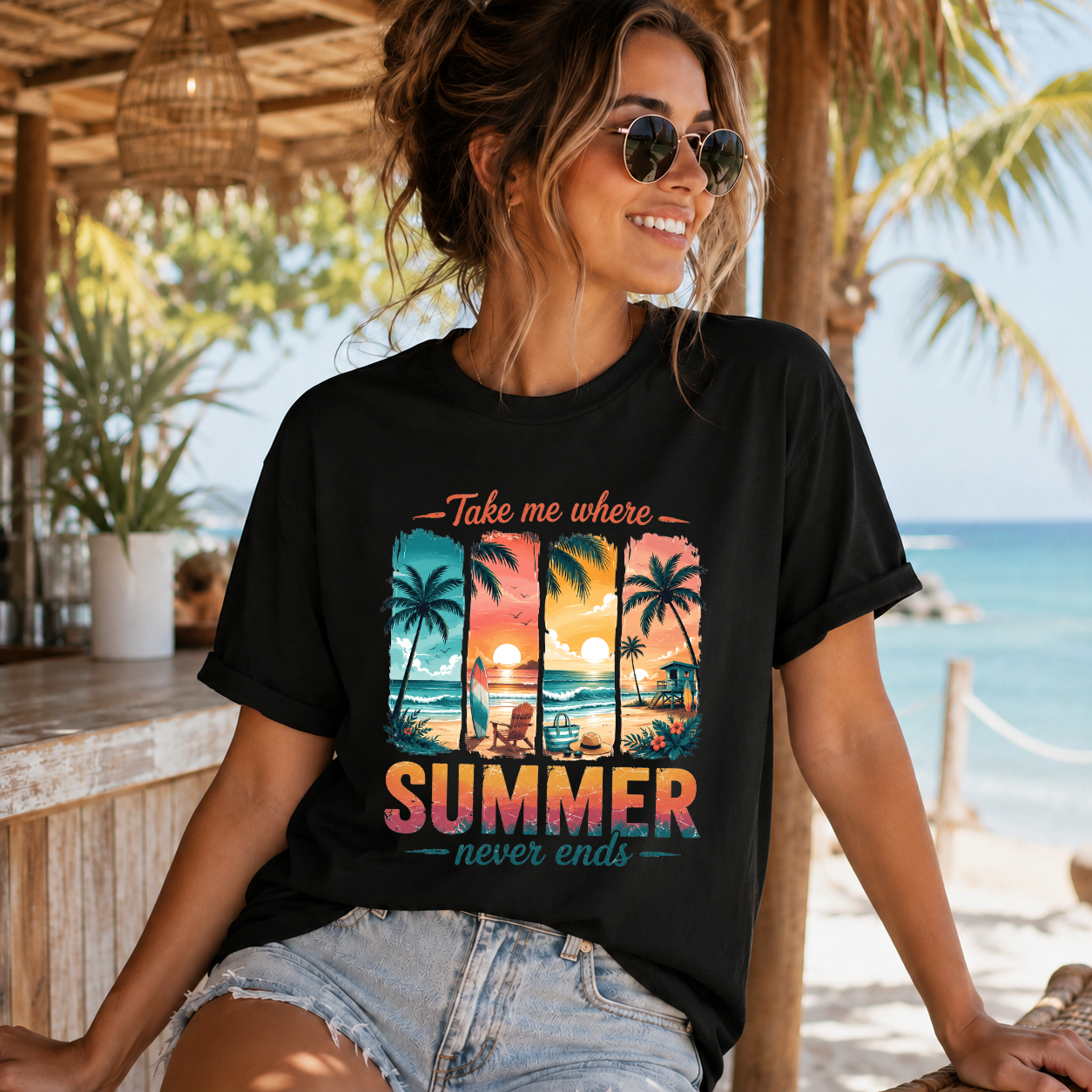 Take me where summer never ends - Majica