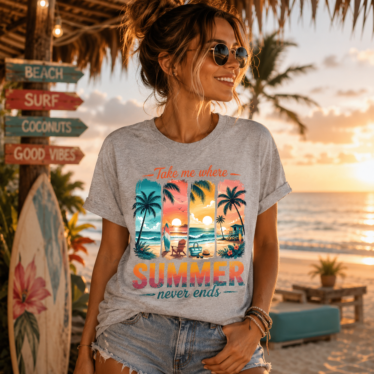 Take me where summer never ends - Majica