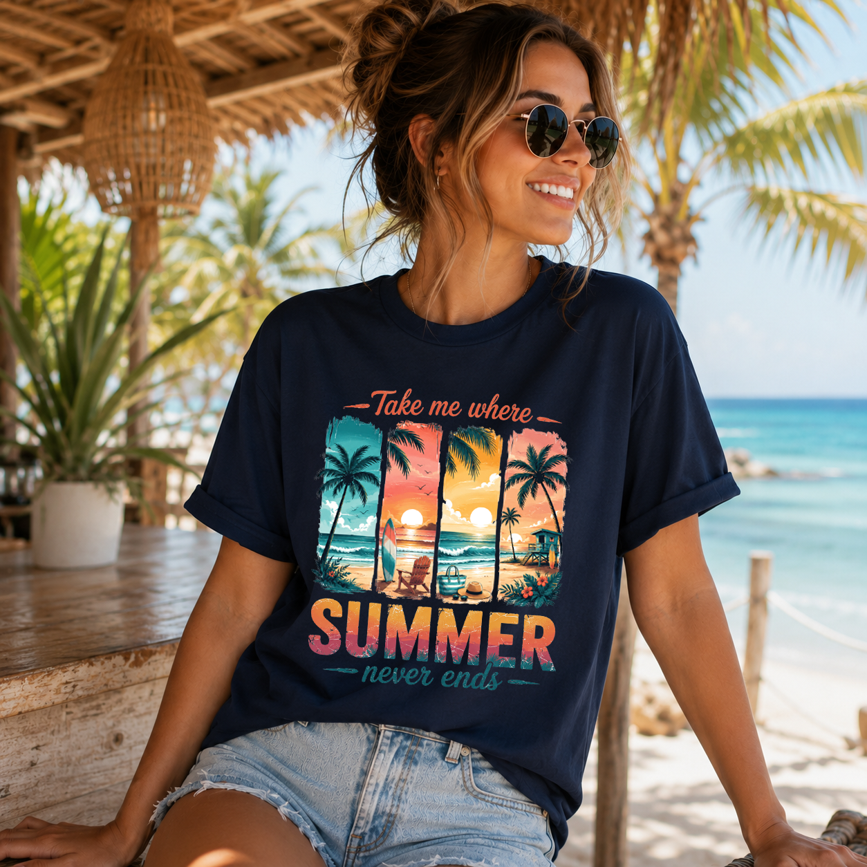 Take me where summer never ends - Majica