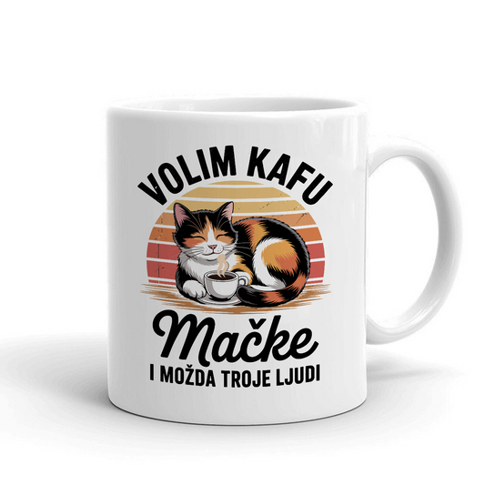 Volim Kafu i Mačke - Šoljica