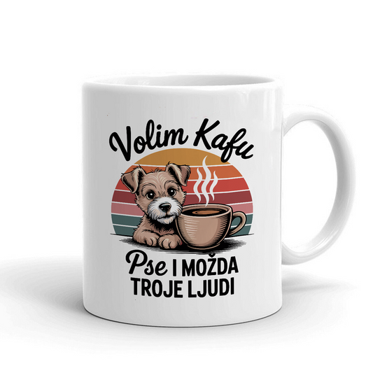 Volim Kafu i Pse - Šoljica