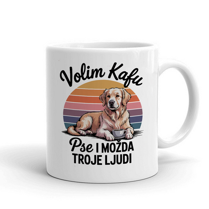 Volim Kafu i Pse (Labrador) - Šoljica