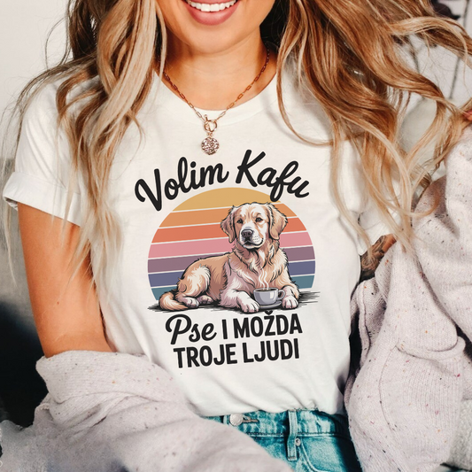 Volim Kafu i Pse - Labrador - Majica