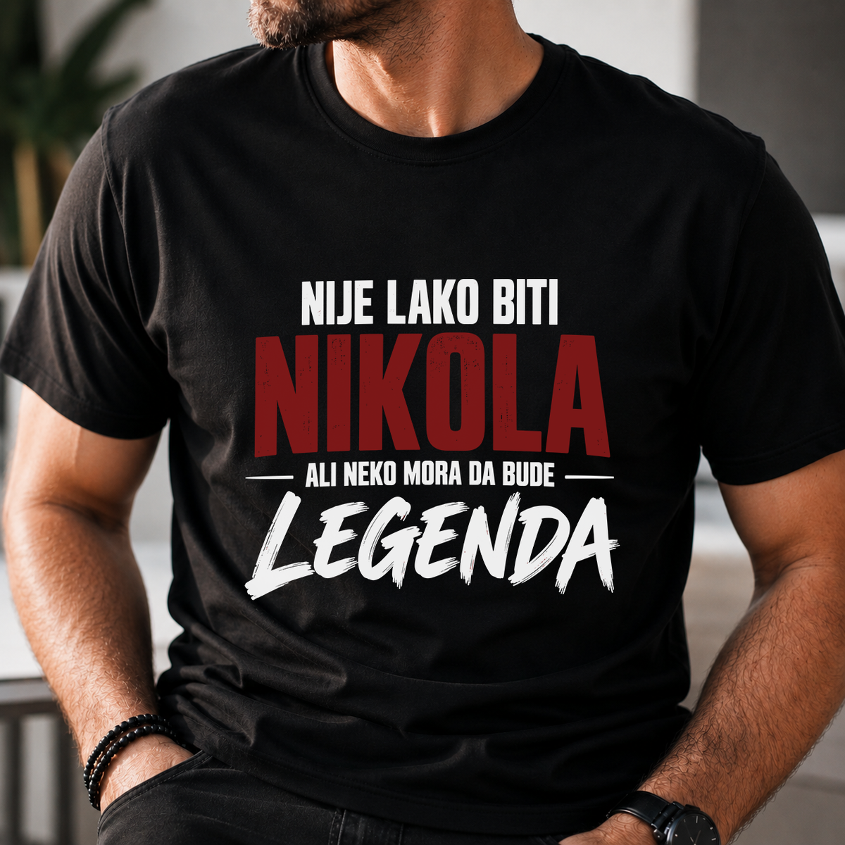 Nije lako biti Nikola ali neko mora da bude Legenda - Majica