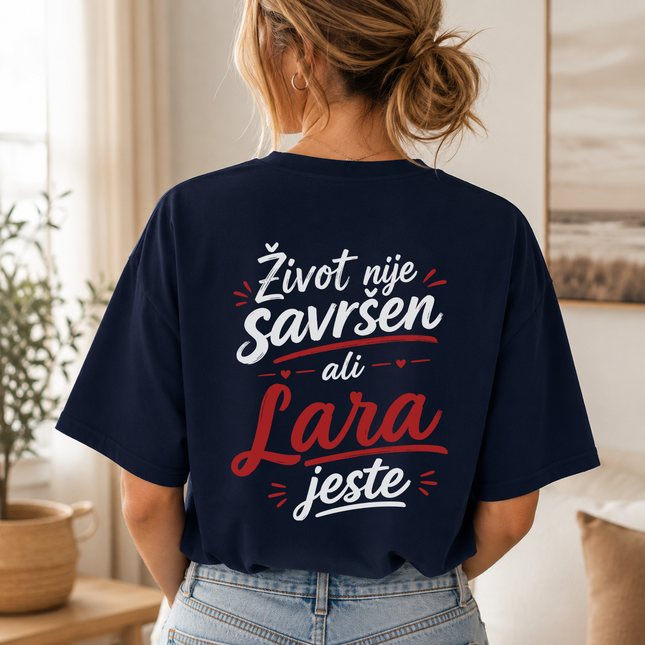 Život nije savršen ali Milica (Vaše Ime) jeste - Majica