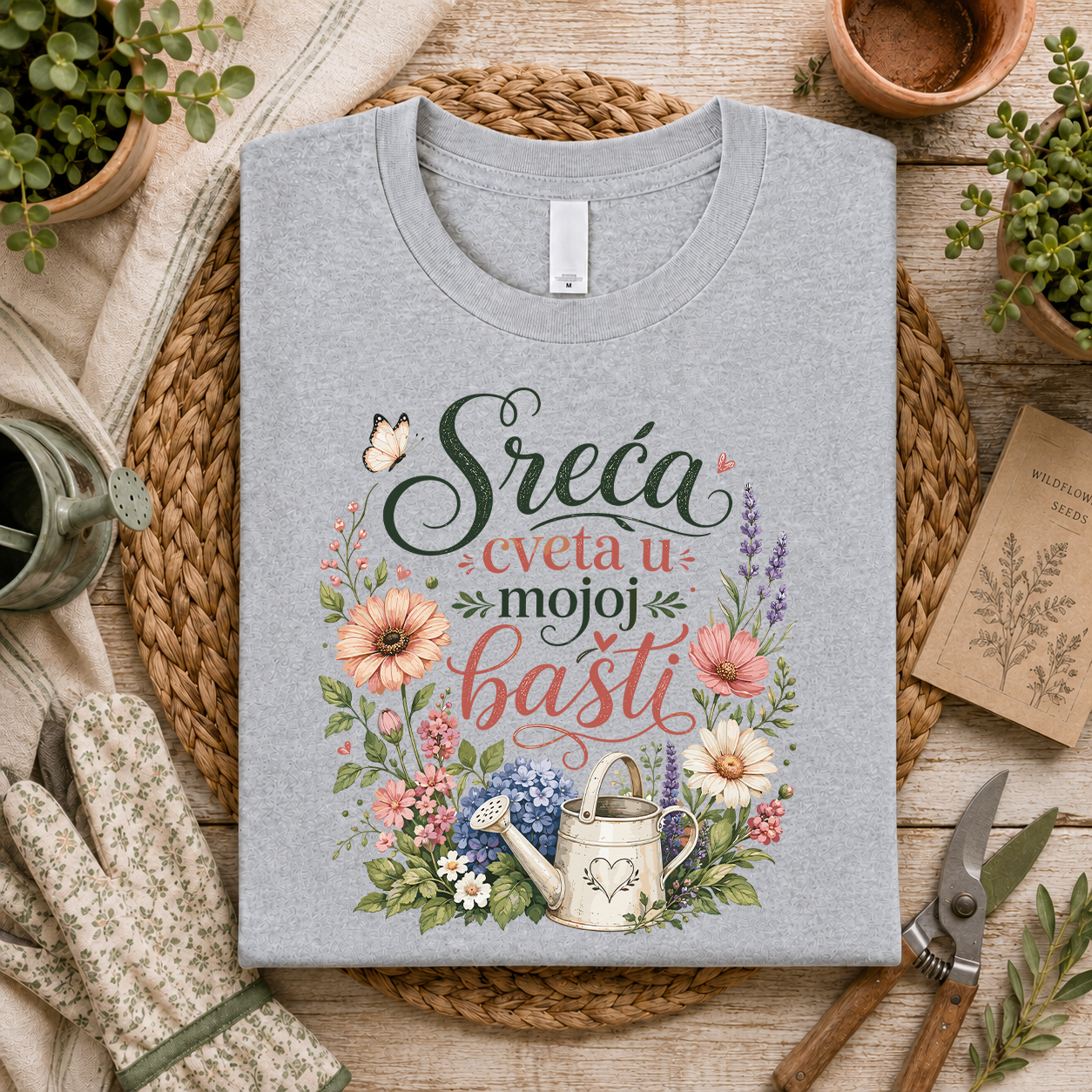 Sreća cveta u mojoj bašti - Majica