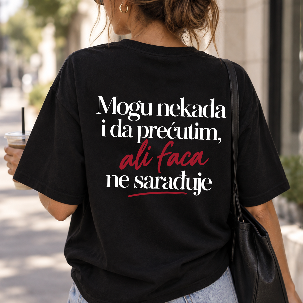 Mogu nekada i da prećutim, ali faca ne sarađuje - Majica