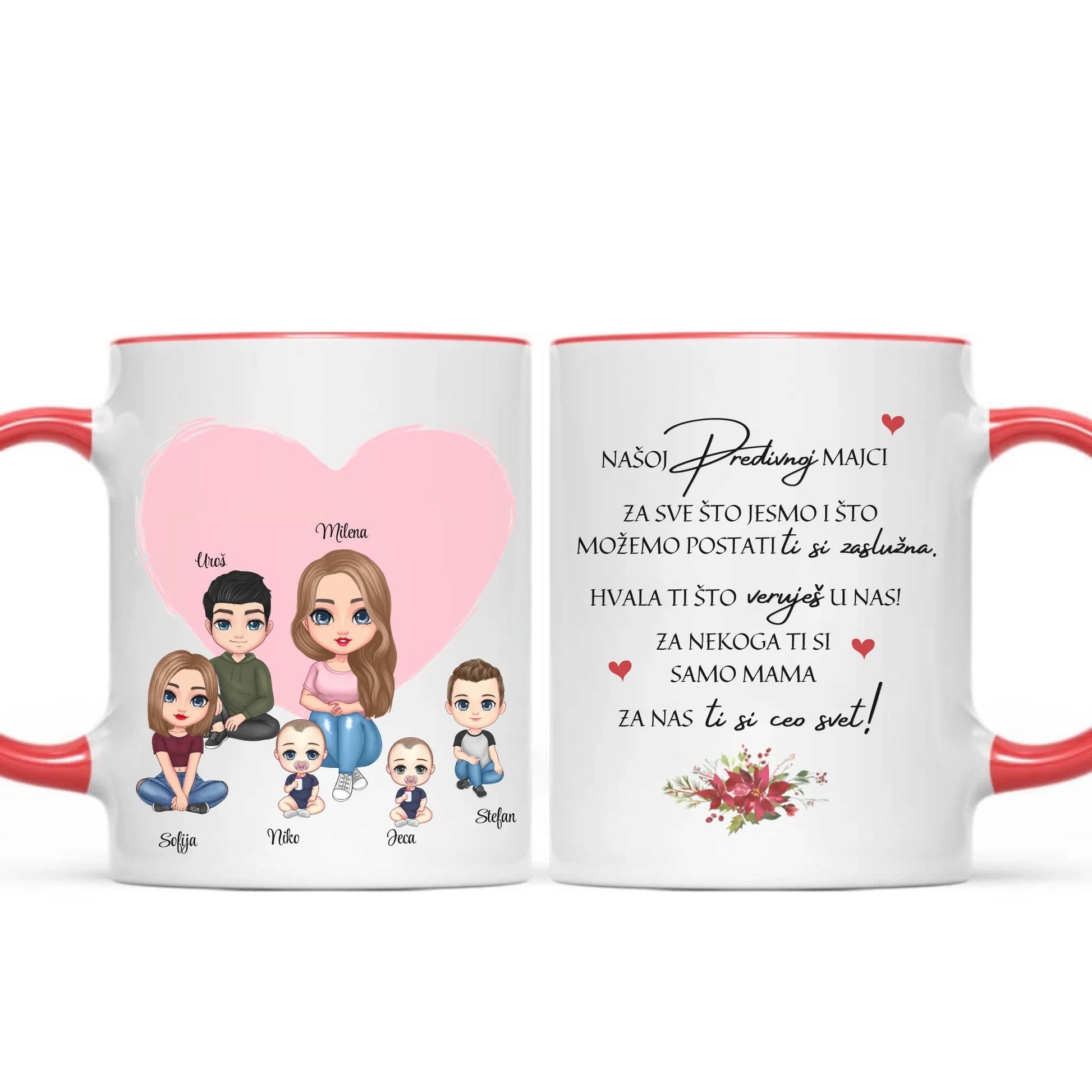 Majka i Deca - Šoljica - Customizer - Kreativa - 