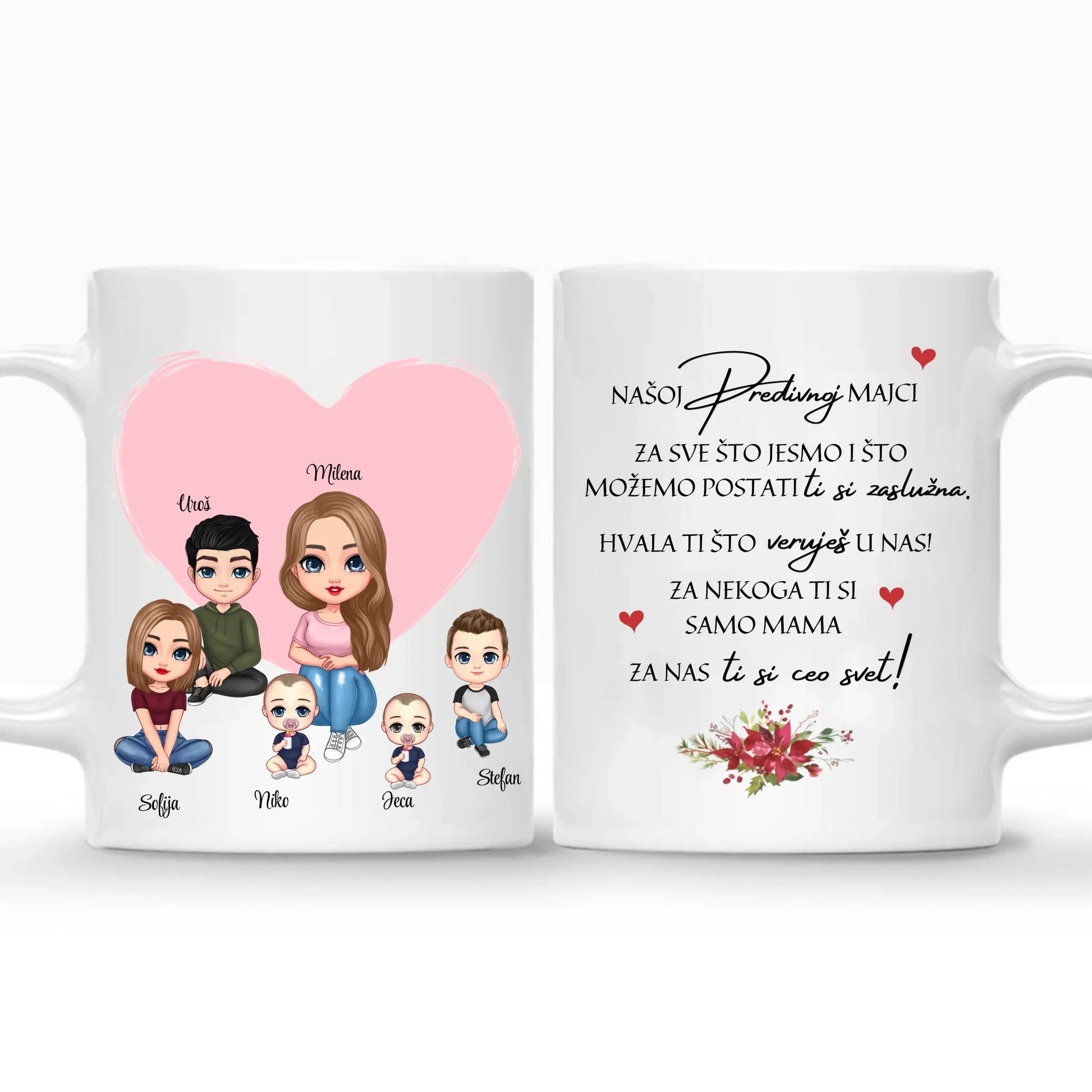 Majka i Deca - Šoljica - Customizer - Kreativa - 