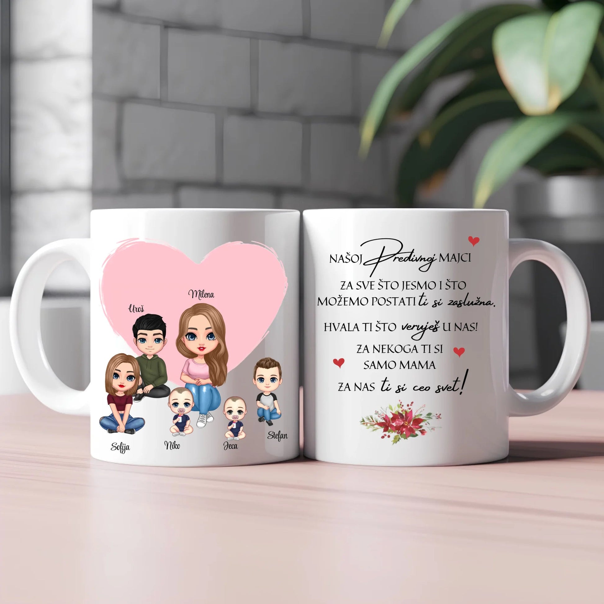 Majka i Deca - Šoljica - Customizer - Kreativa - 