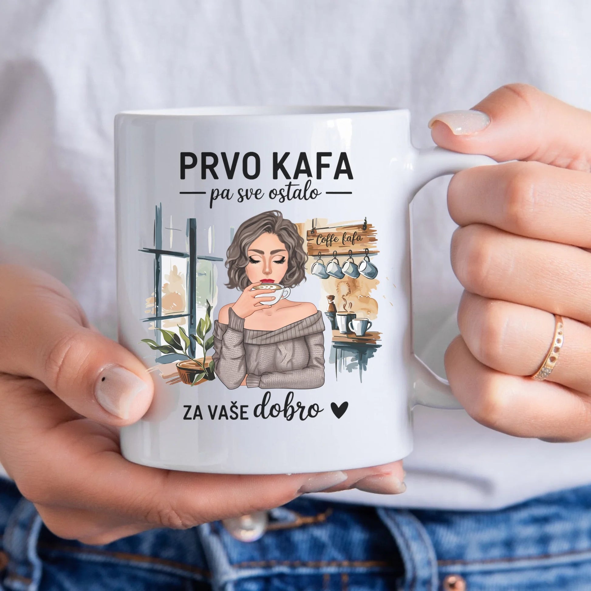 Prvo kafa pa sve ostalo - Šoljica - Šolja - Kreativa - 