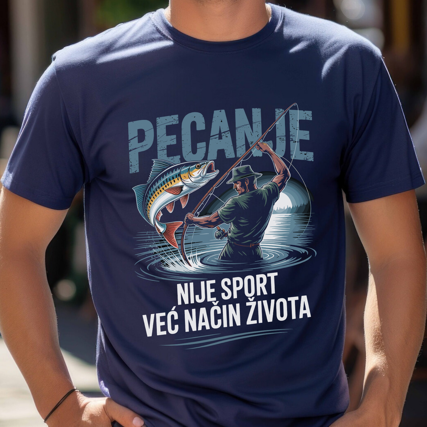 Pecanje nije sport, već način života - Majica
