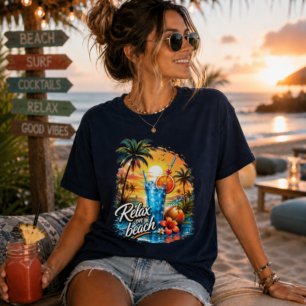 Relax on beach – Majica